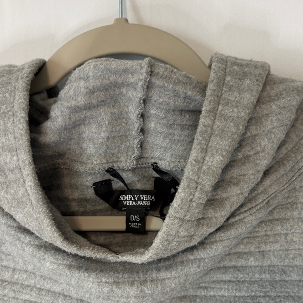 Simply Vera Vera Wang womens Turtleneck Sweater - Gray